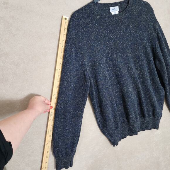 Avon Celli White Baby Camel Italy Mens Size 50 (US Large) crew neck sweater Prep - Picture 14 of 16